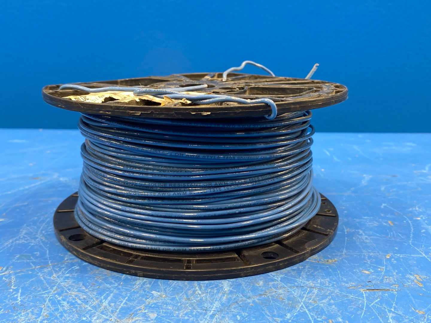 18 Awg Blue Copper Wire Type AWM 400FT