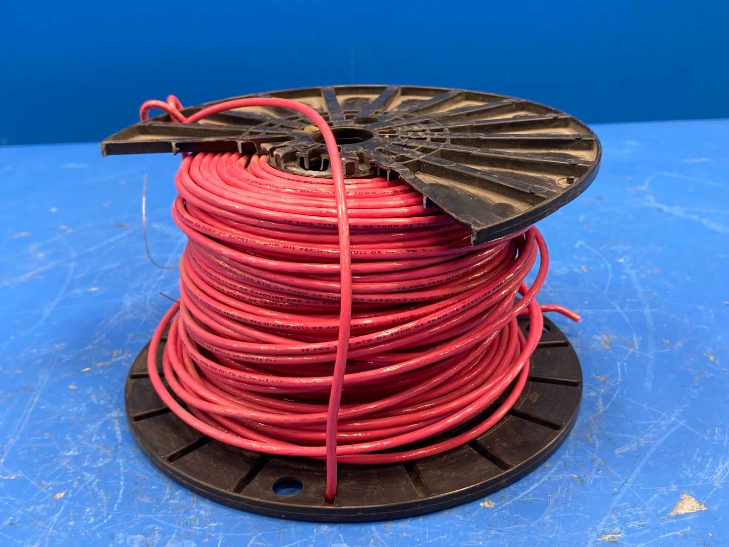 14 Awg Red Copper Wire Type MTW or THHN or THWN 220FT