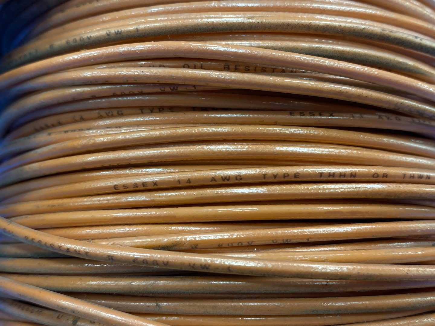 14 Awg Orange Copper Wire Type THHN or THWN 400FT