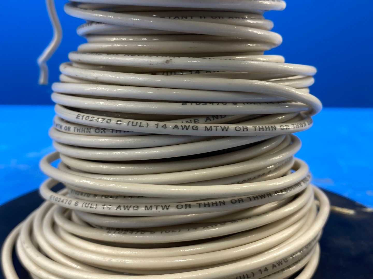 14 Awg White Copper Wire MTW or THHN or THWN 137FT