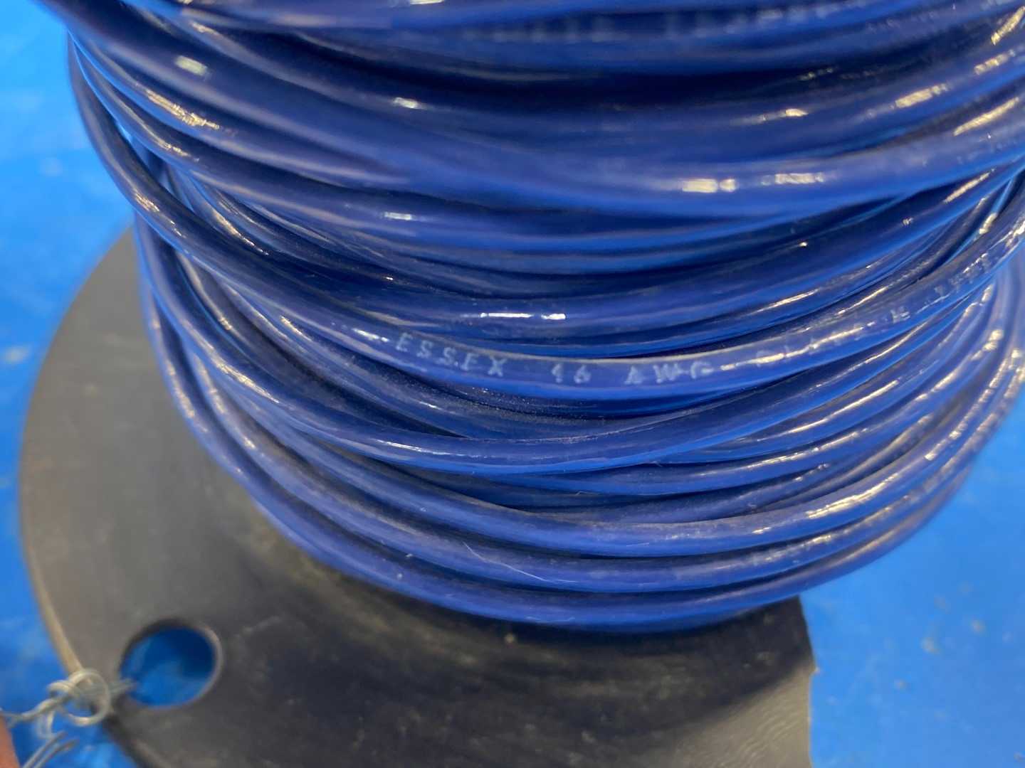 16 Awg Dark Blue Copper Wire Type TFFN 200FT