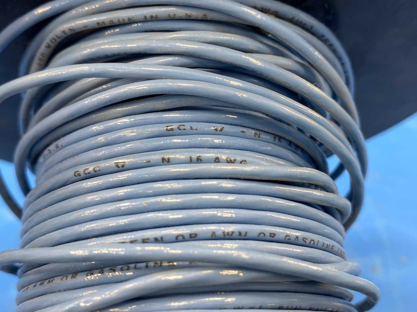 16 Awg Light Blue Copper Wire Type TFFN or AWM 100ft