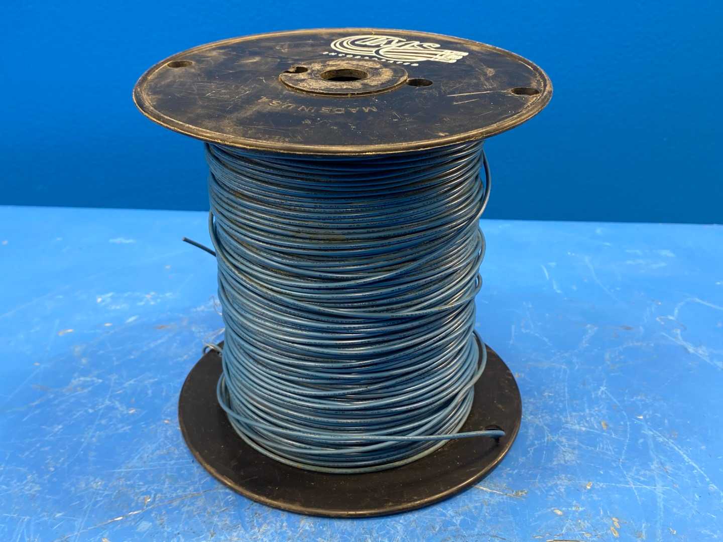 18 AWG Blue Copper Wire Type AWM 250FT