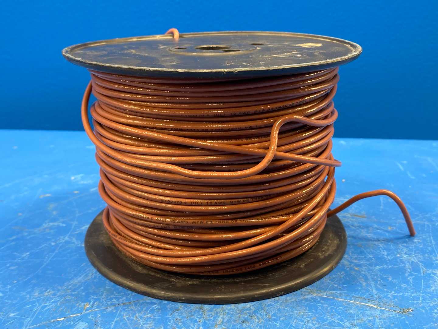 12 AWG Brown Copper Wire Type MTW or THHN or THWN 170ft