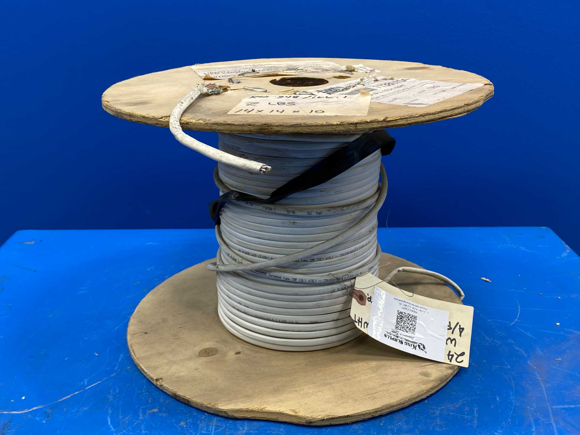 Liberty Wire Cable 24-4P -P-L5SH-WHT  4PR 24AWG 50FT