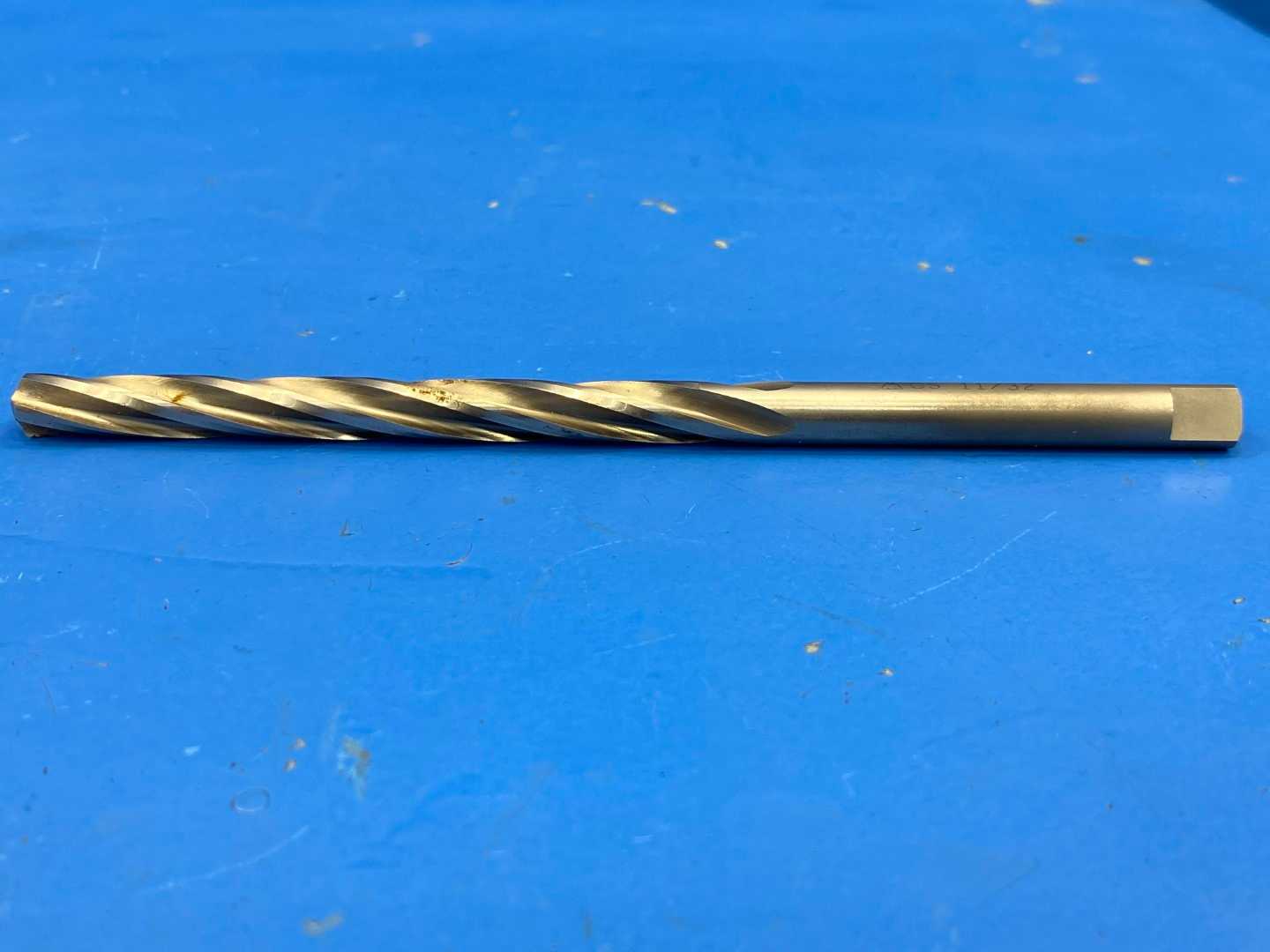 Mohawk Tool Co reamer   11/32 OD HSS REAMER MORSE TAPER