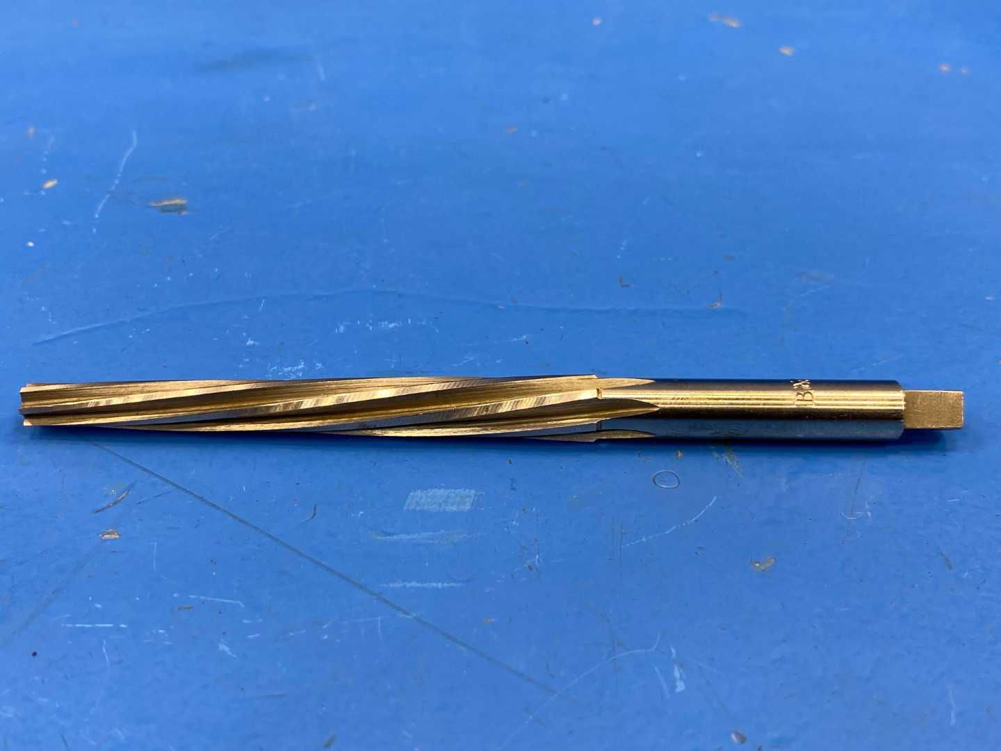 Taper Reamer .245" x .375" Diameter x 5-1/8" Long