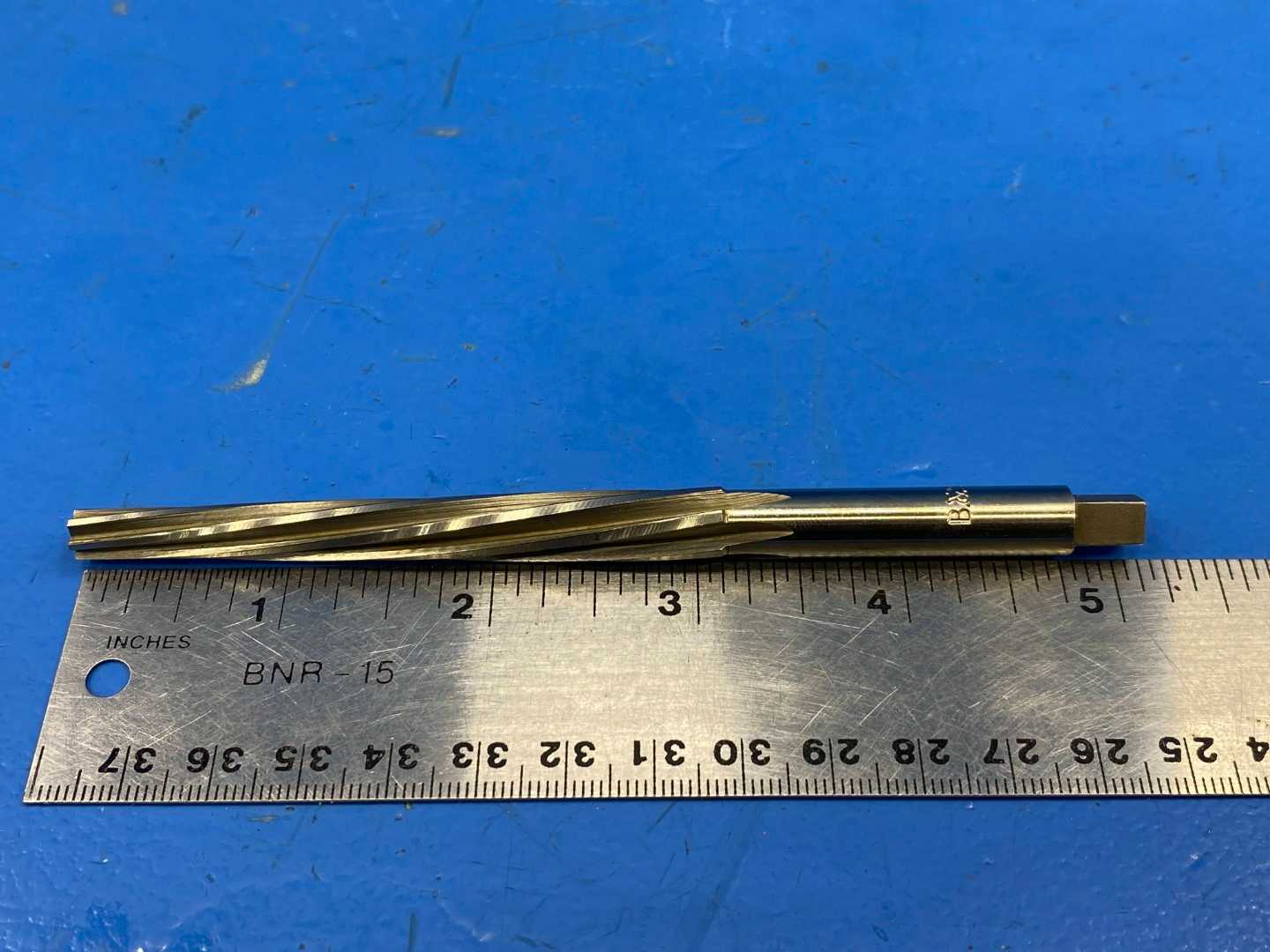 Taper Reamer .245" x .375" Diameter x 5-1/8" Long