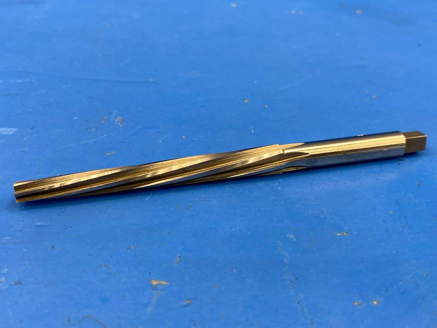 Taper Reamer .245" x .375" Diameter x 5-1/8" Long