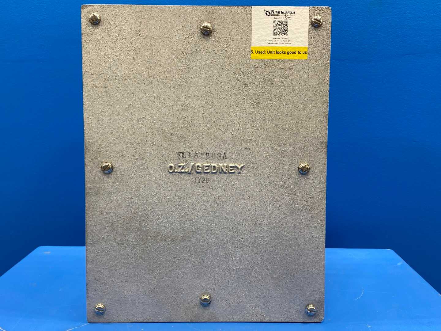 O-Z/Gedney Aluminum Electrical Cabinet YS161208