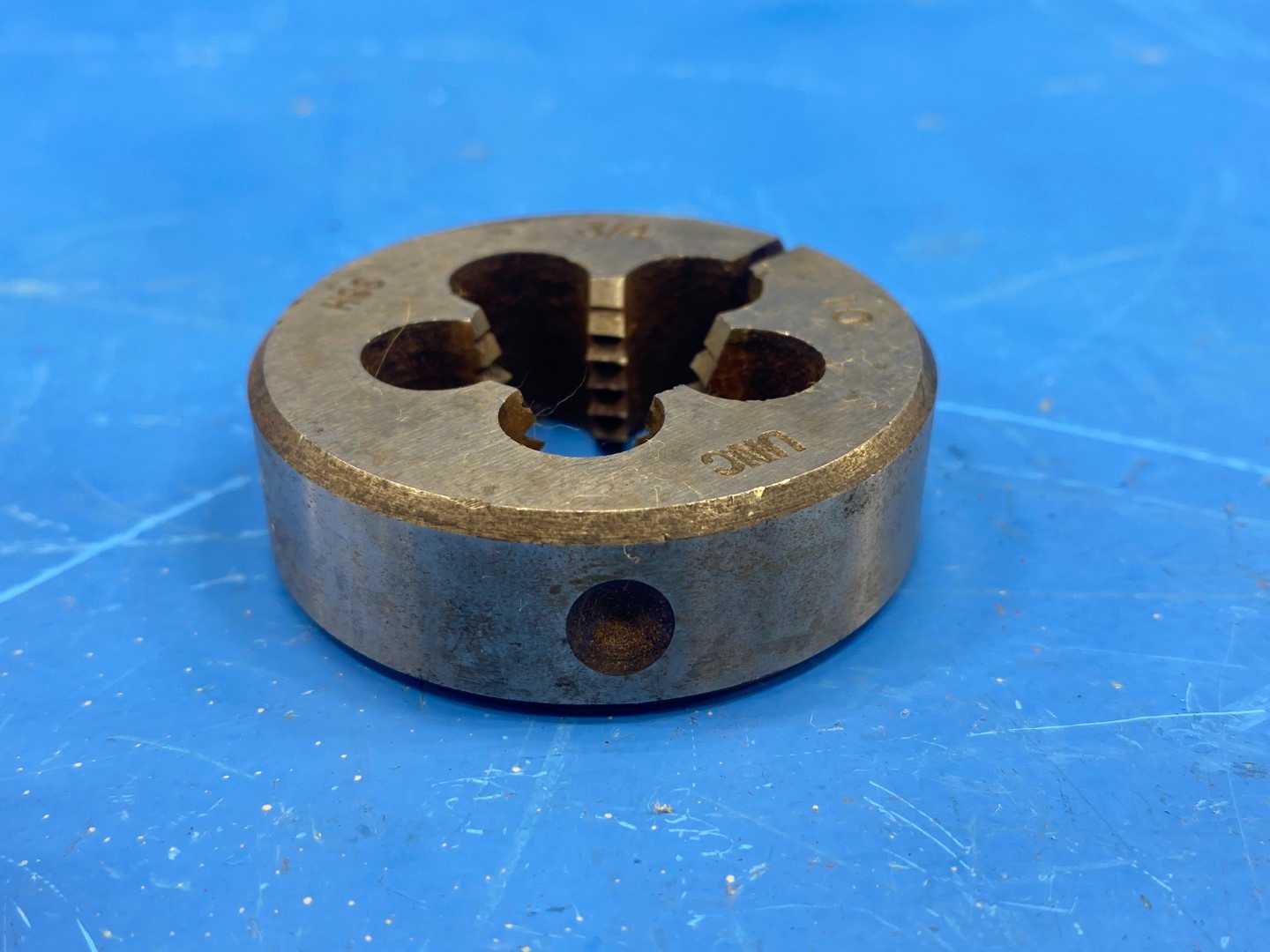 3/4" UNC 10 HSS Round Taper Die