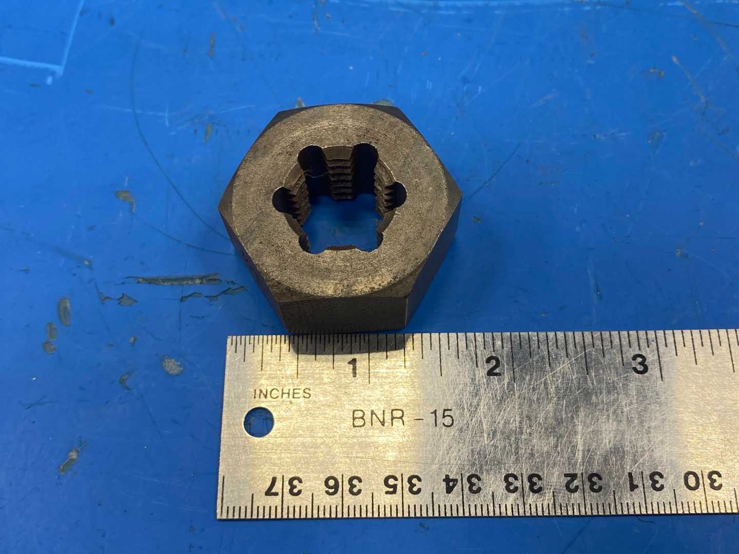 JAW MFG 3/4-10 NC Hexagon Taper Die 