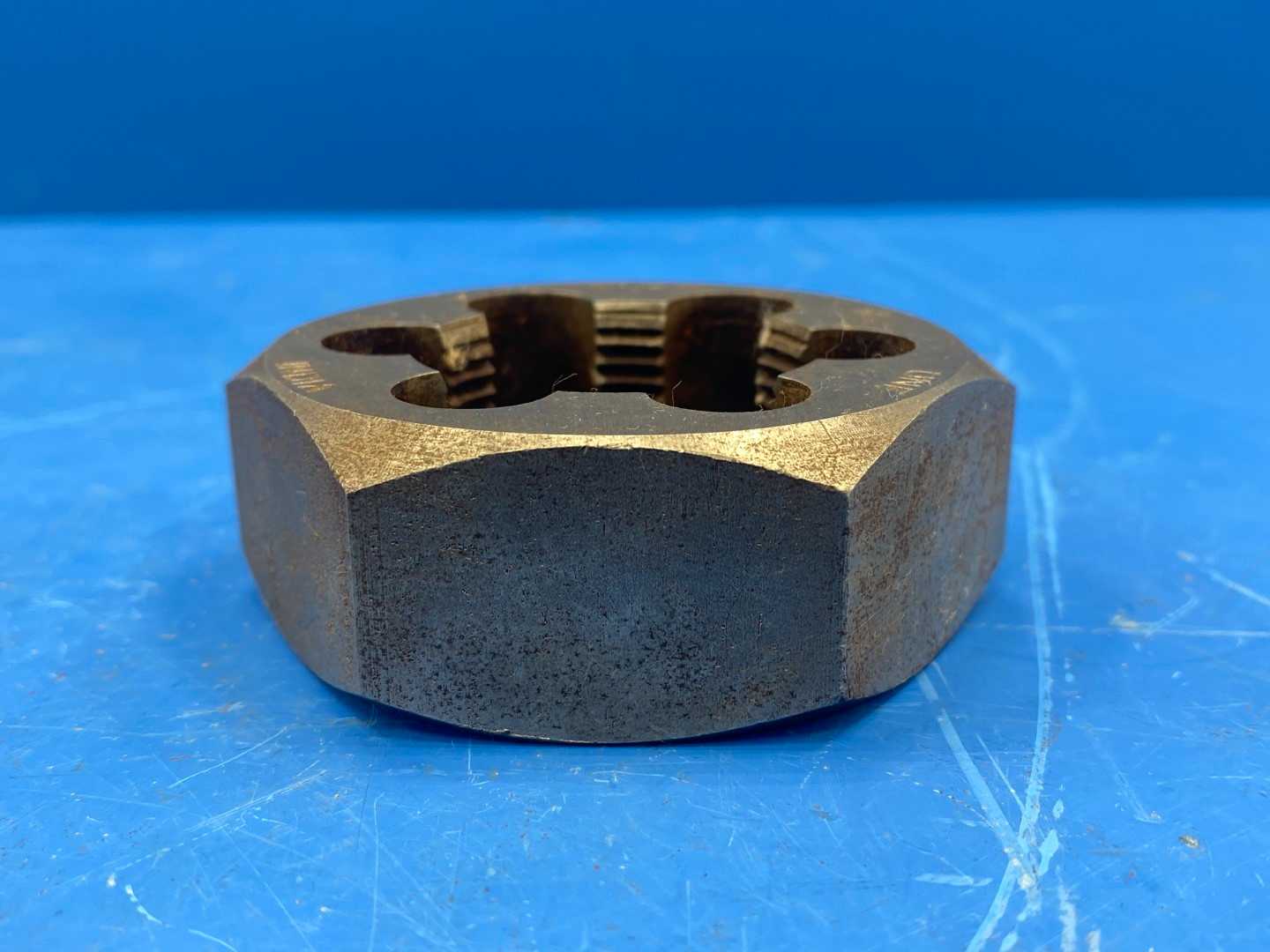 1-1/2" UNC 12 Hexagon Taper Die 