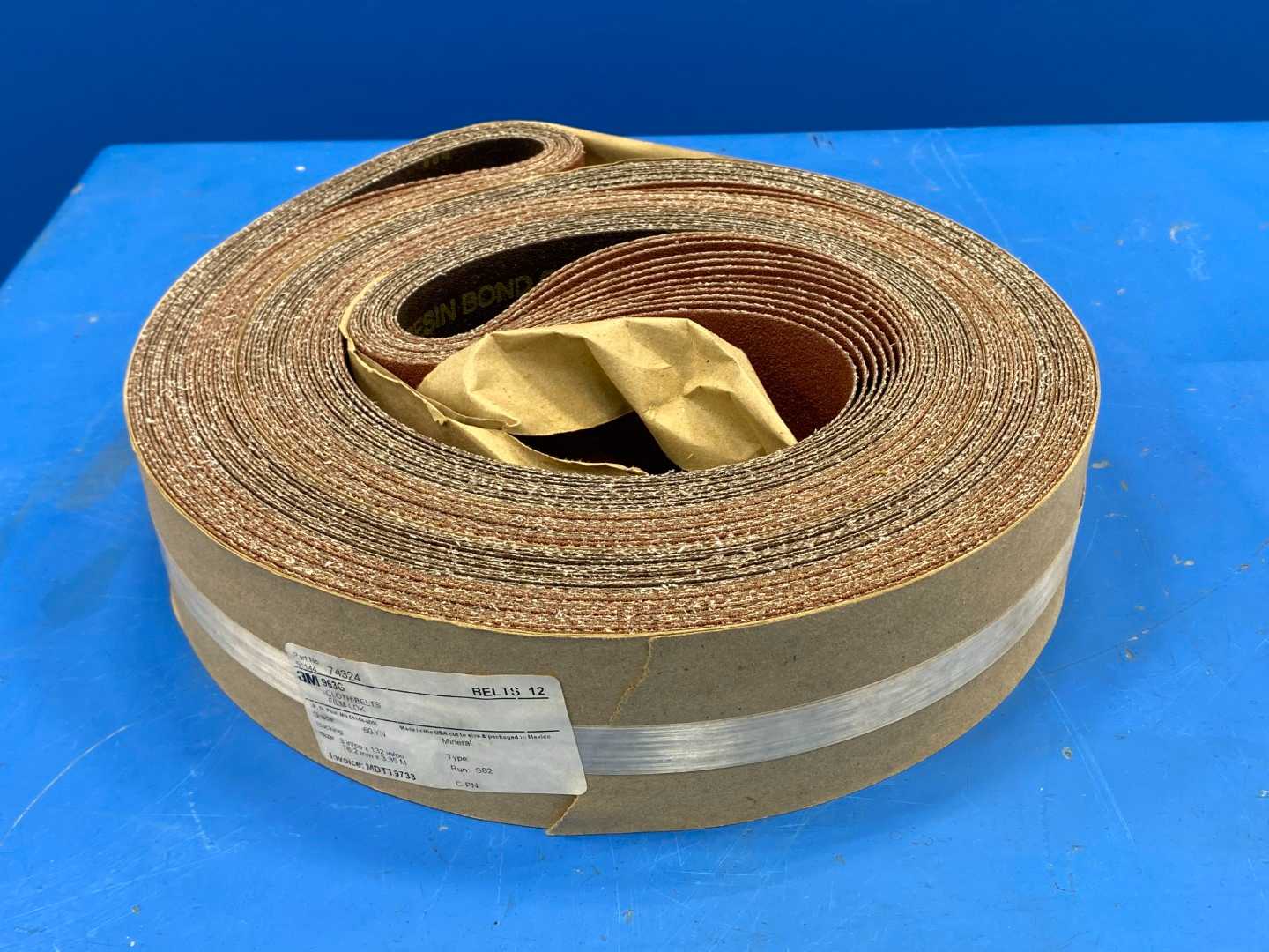 3M 963G Cloth Belts FILM-LOK Grade 60YN 3" x 132" (25 per box)