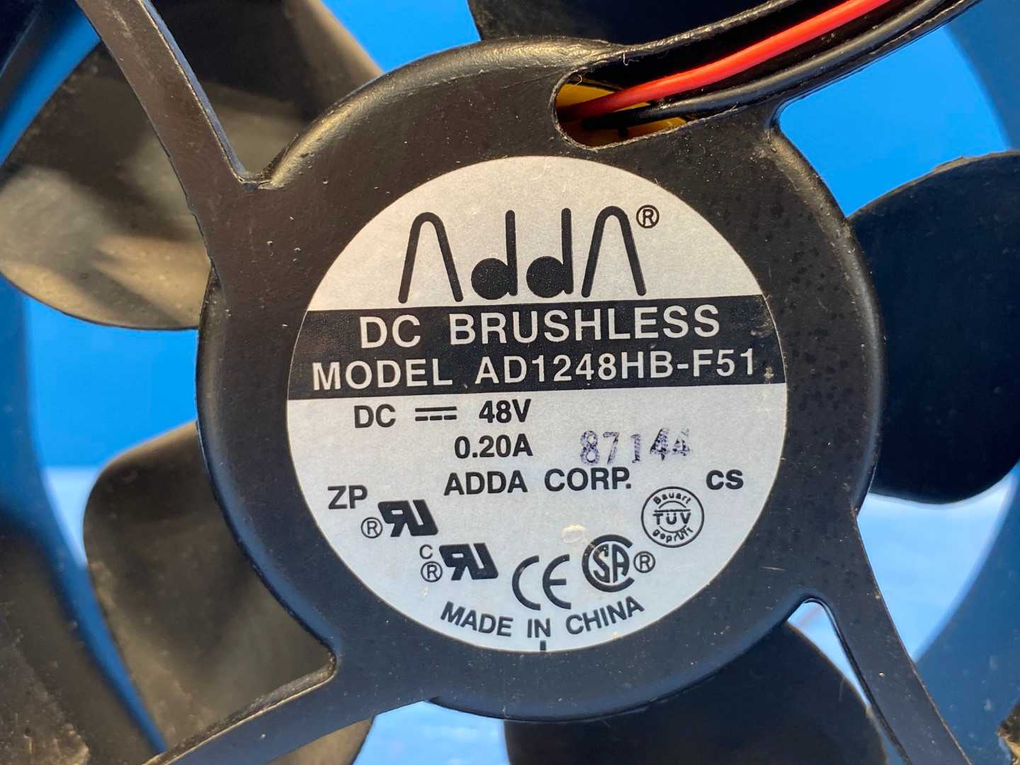 ADDA DC AD1248HB-F51 Brushless Fan 80MM