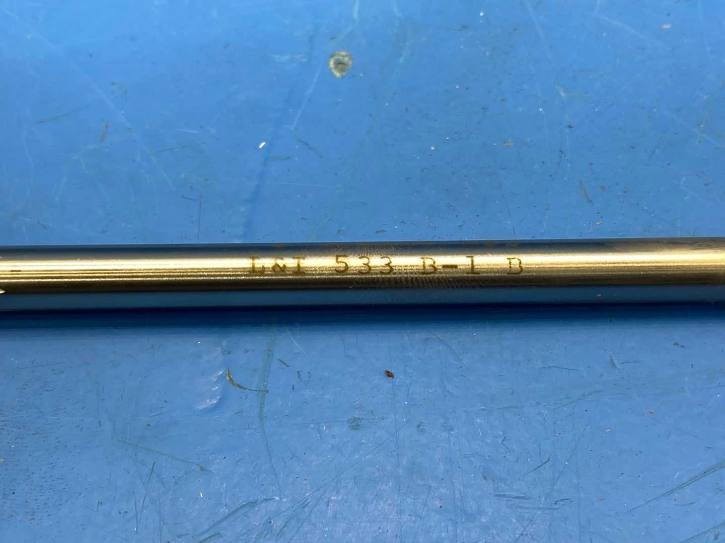 0 .4040" OD HSS CARBIDE TIPPED REAMER  7" Long