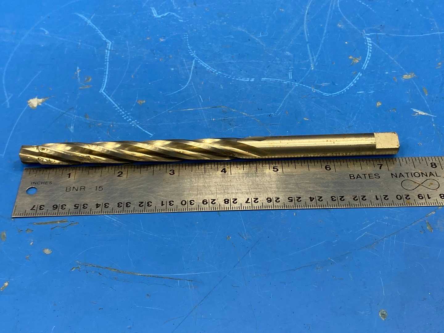 0 .3740"OD HSS CARBIDE TIPPED REAMER  7-1/4" Long