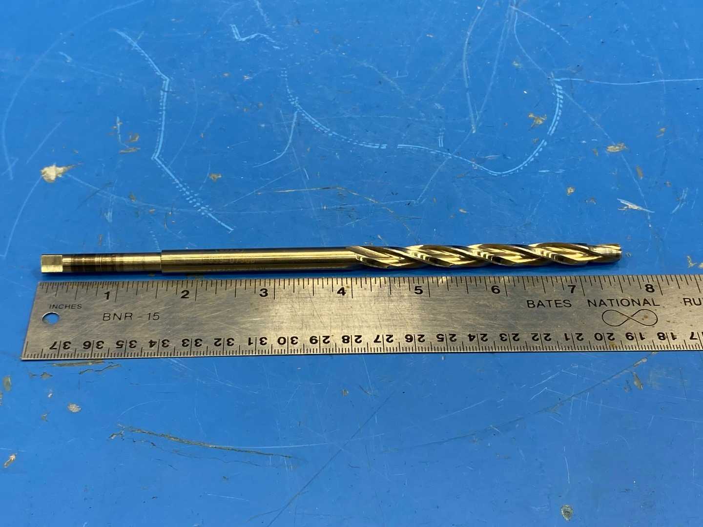 0.3125" Taper Length DRILL BIT Straight Shank Tanged OAL 7-1/2"