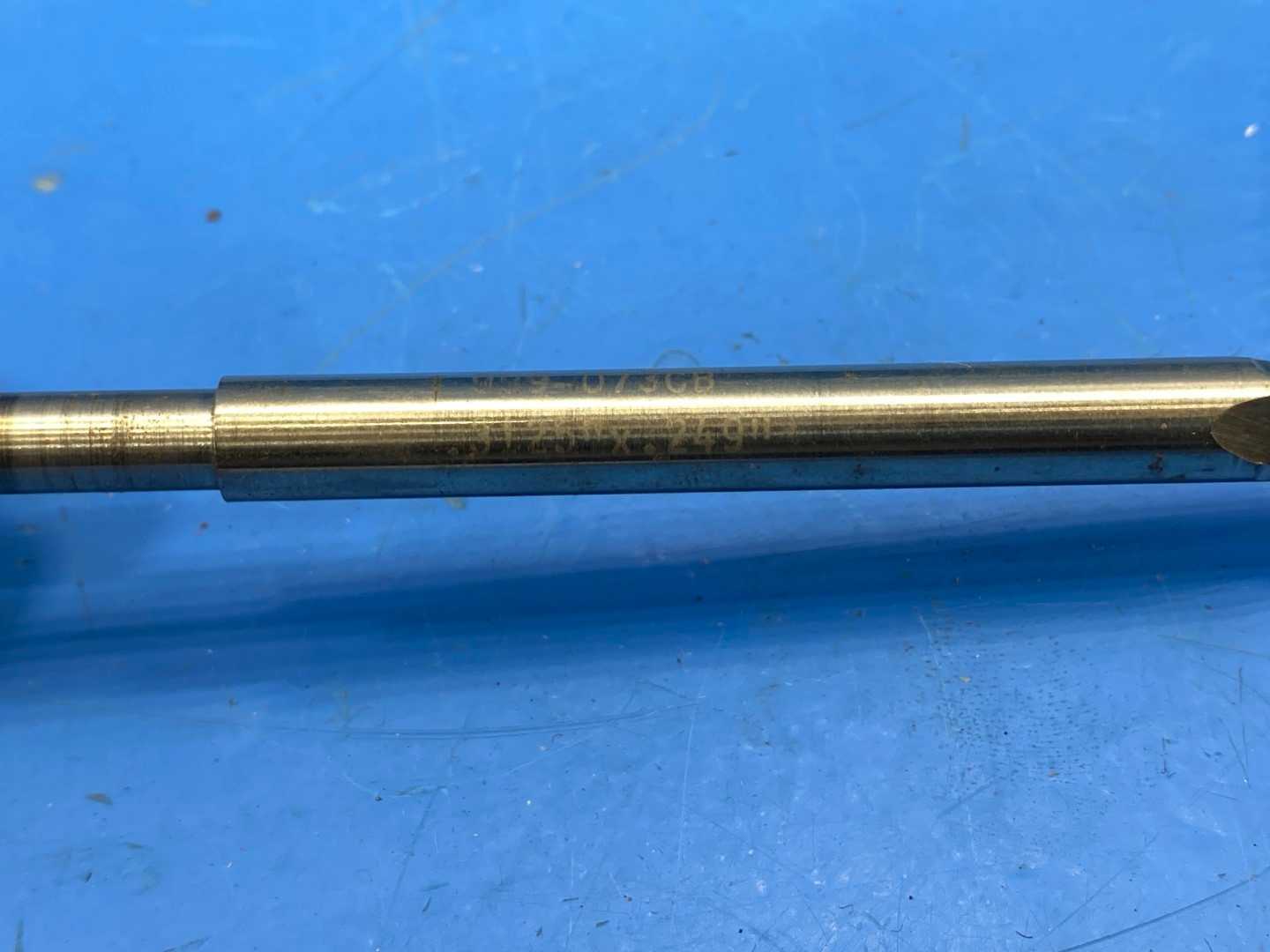 0.3125" Taper Length DRILL BIT Straight Shank Tanged OAL 7-1/2"