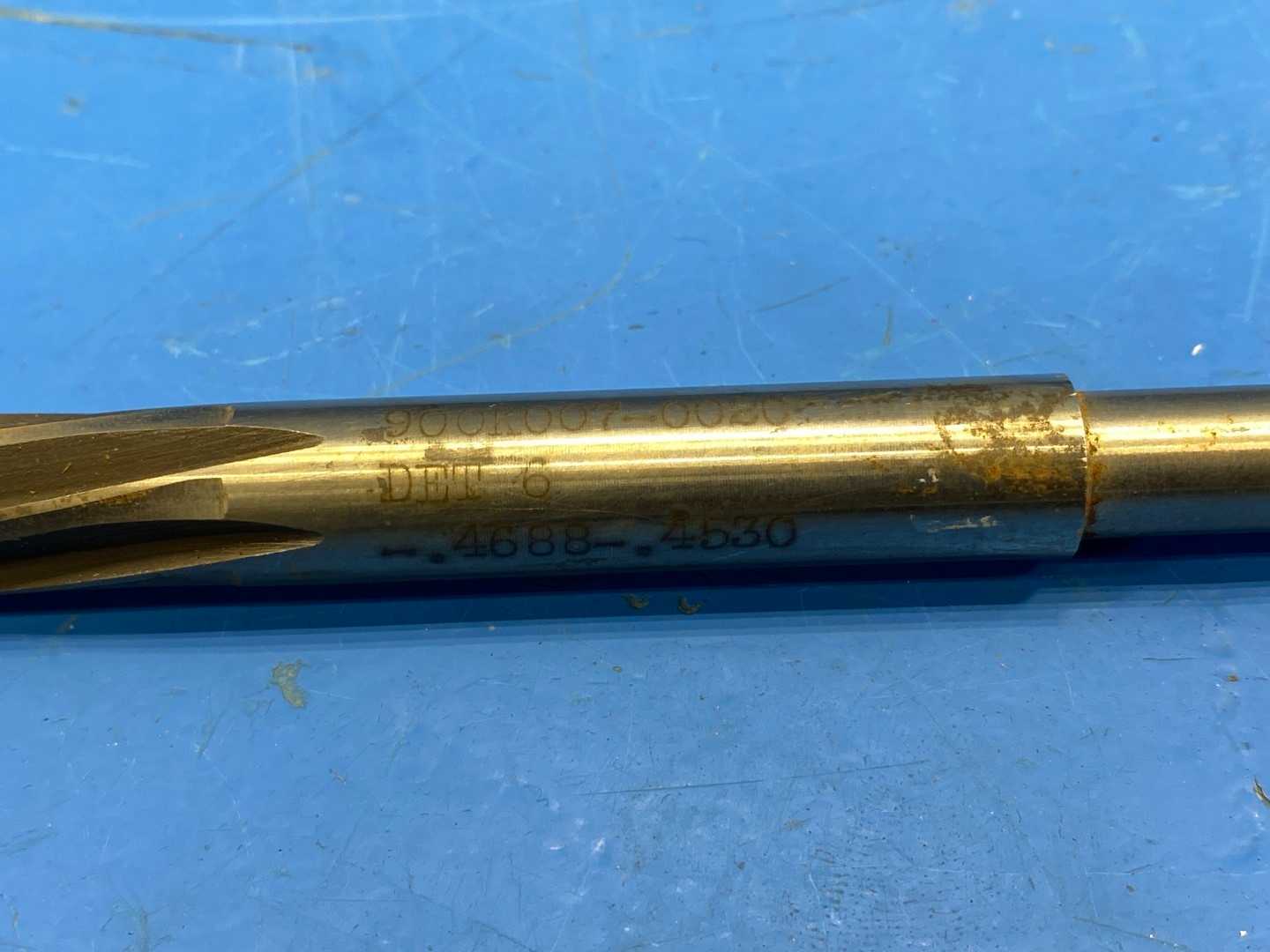 0 .4688" spiral taper machine reamer 8-3/4" 