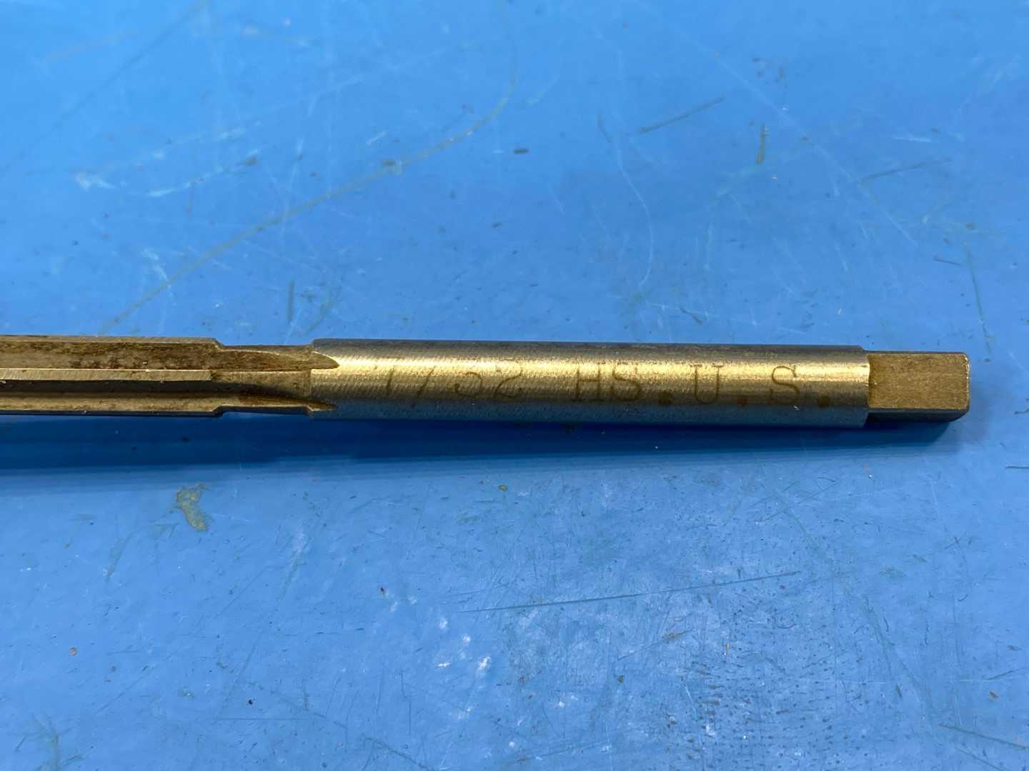 M.R.T CO  7/32 O.D. HSS CHUCKING REAMER   3-3/4" long