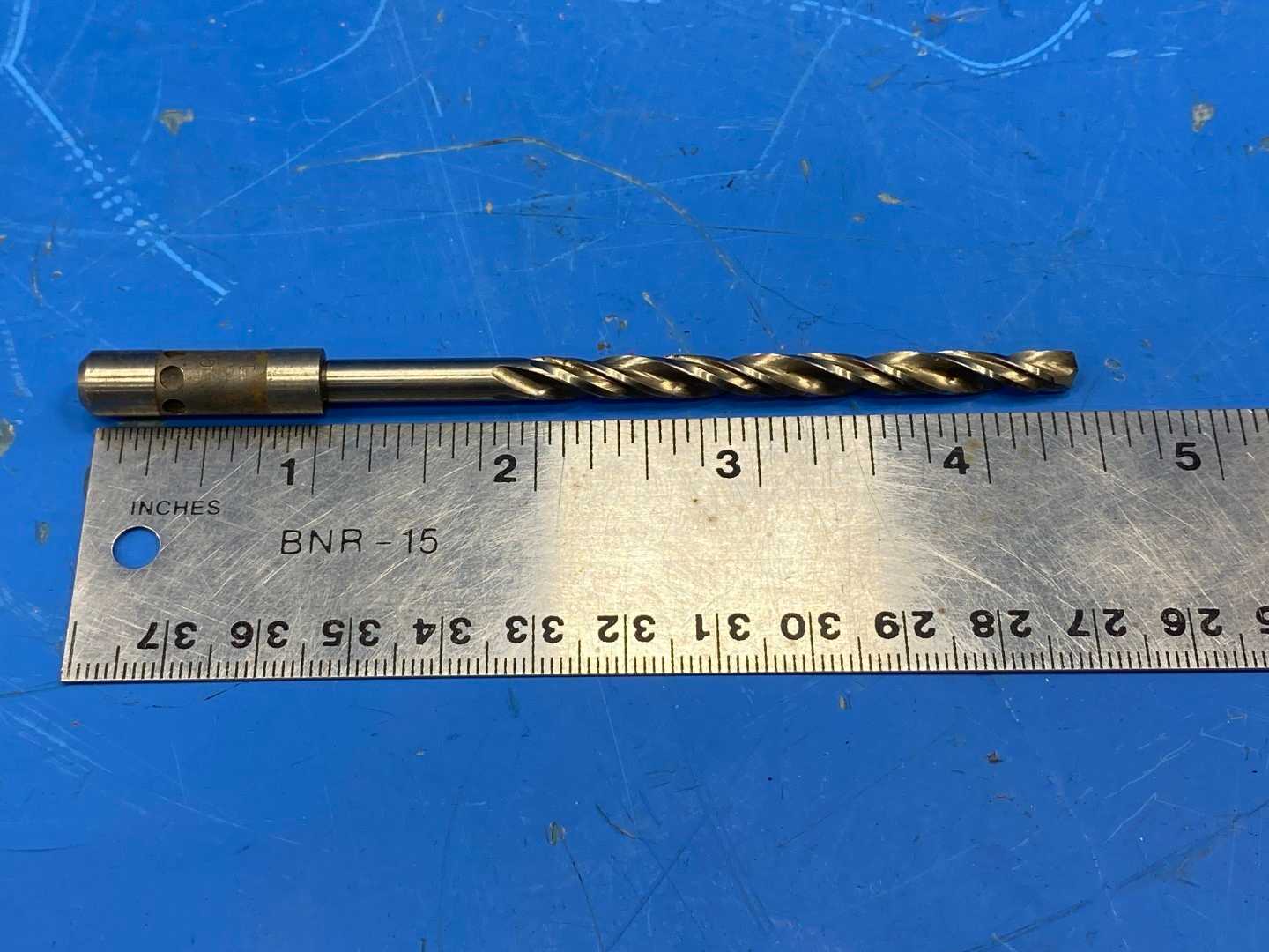 0 .1840" Parabolic Taper Length Cobalt Jobber Drill Bits  4-3/4" Long