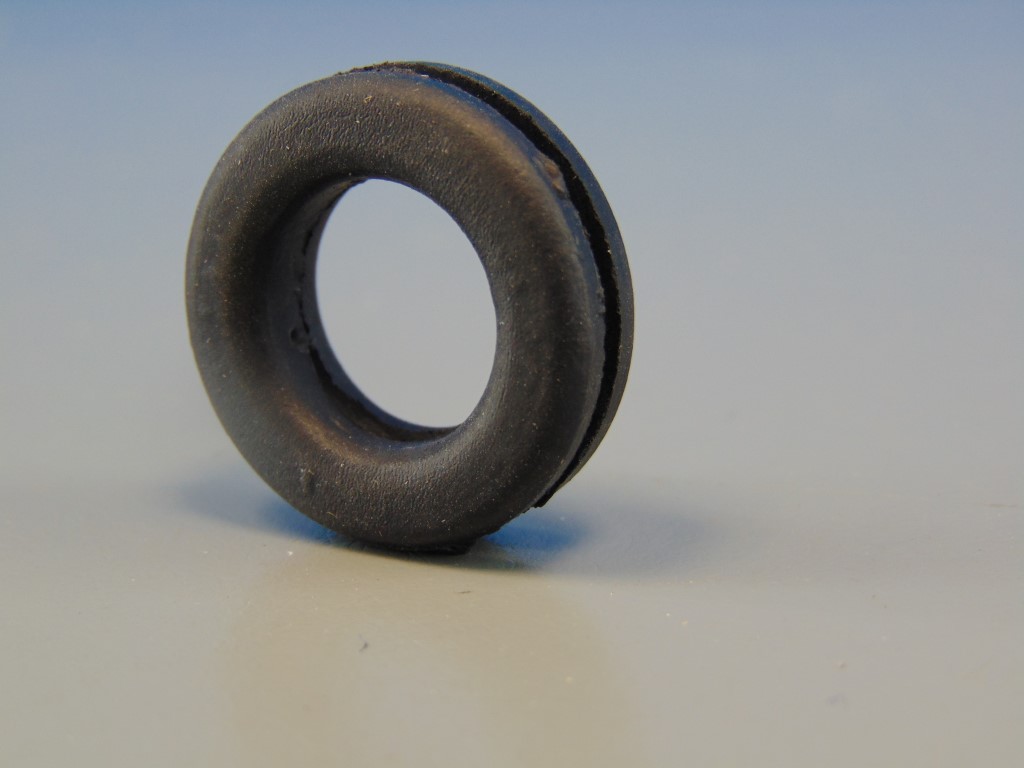 1" x  5/8" x 1/4" Rubber Grommet non-metallic 1/2" Hole  