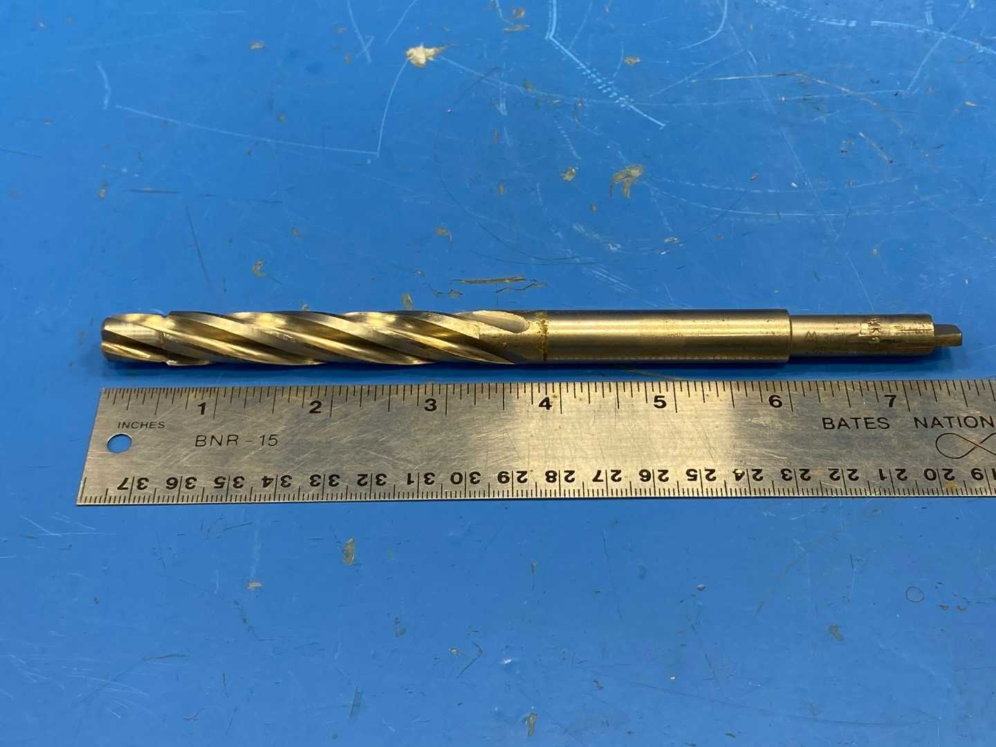 0 .4845" STRAIGHT SHANK HAND REAMER  7-3/4" Long 