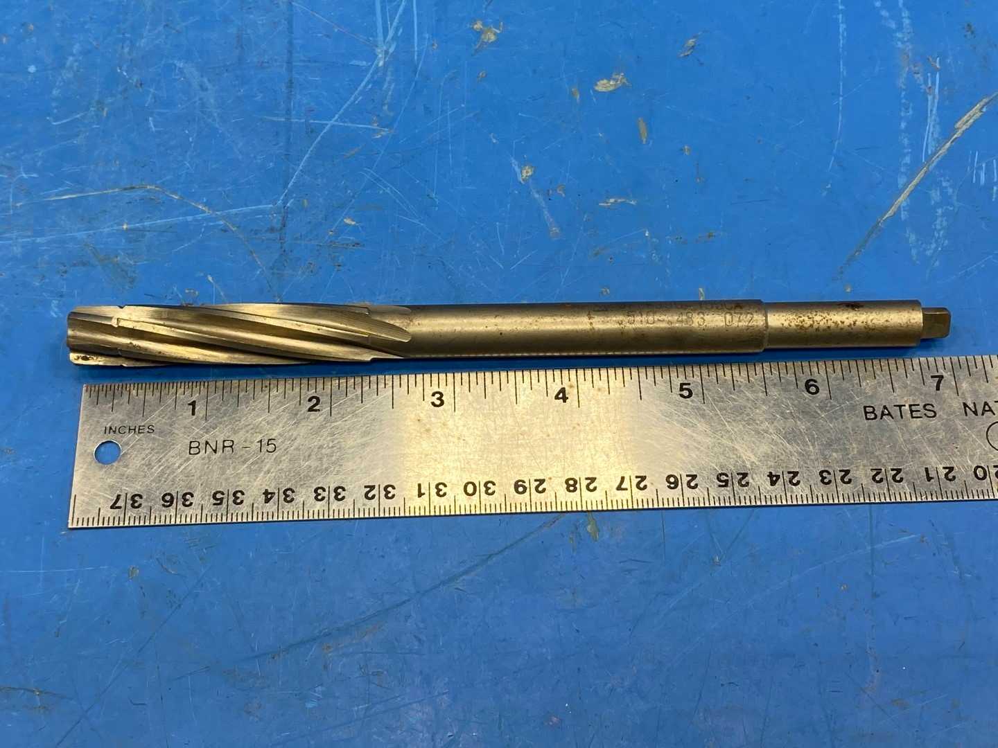 0.510  OD HSS CHUCKING REAMER SPIRAL 7" Long