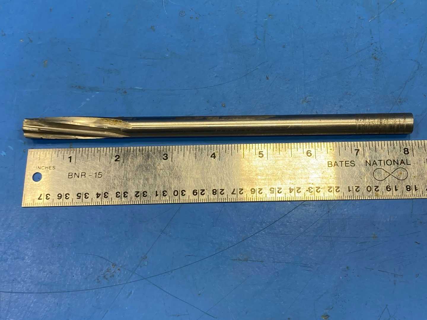   O.D. HSS SPIRAL REAMER 0.4667" x .4506" Diameter x 8" Long