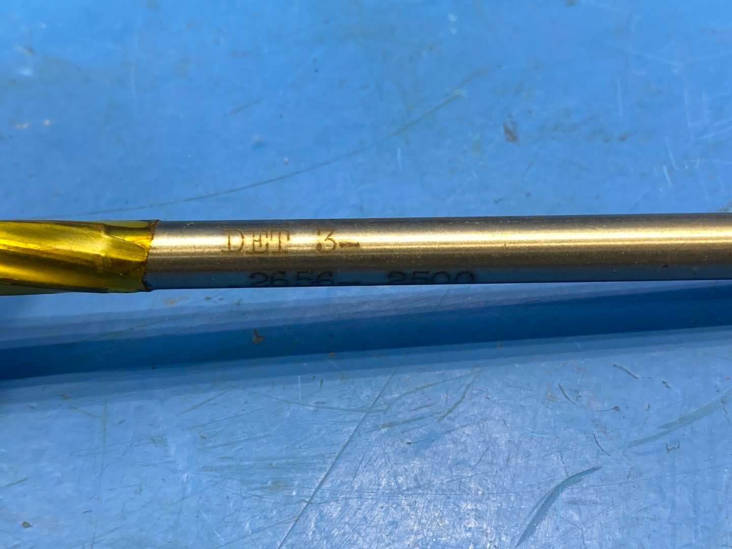 Solid Carbide Head  Reamer .2656" x .2500" x 6" Long