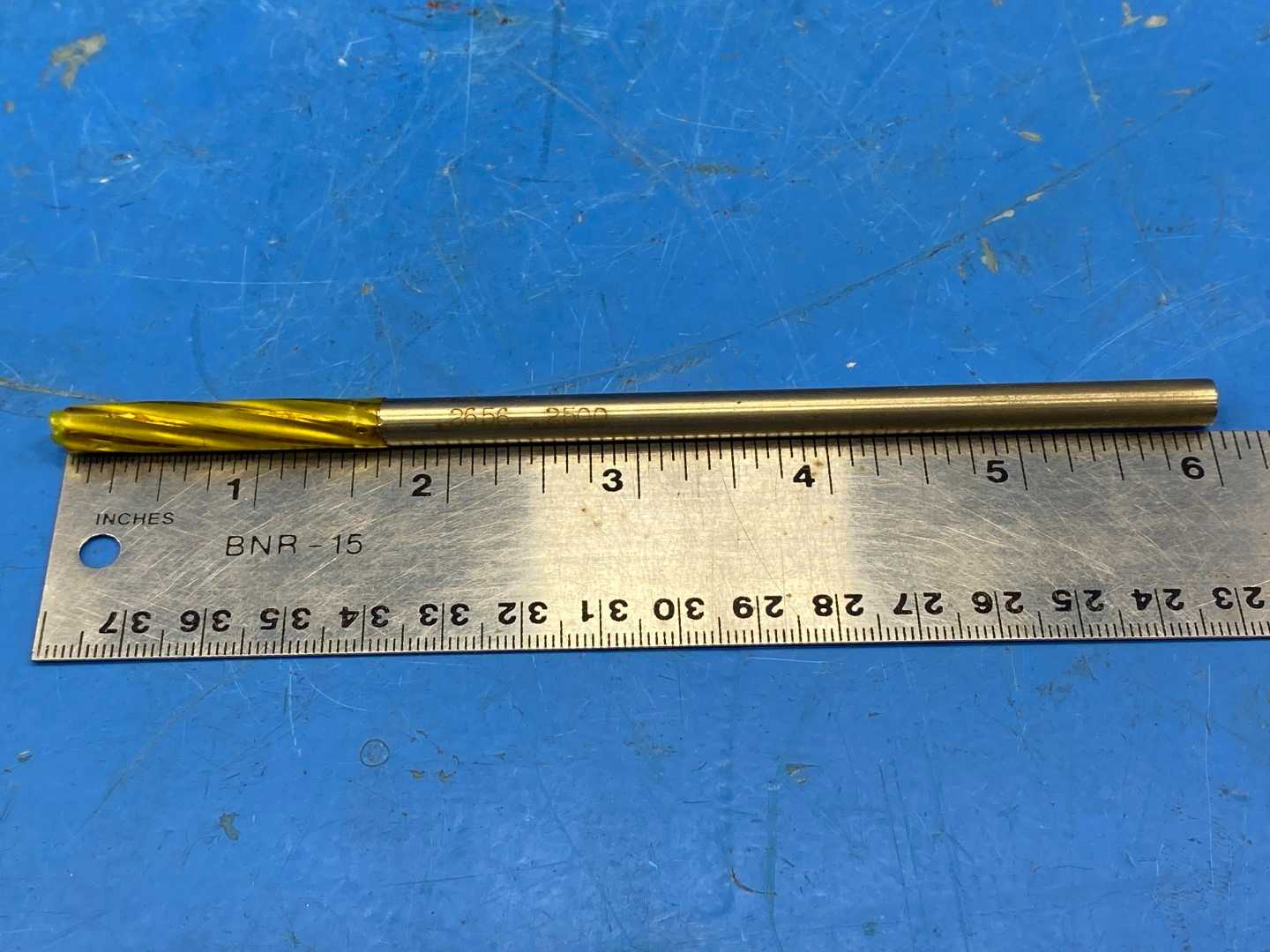 Solid Carbide Head  Reamer .2656" x .2500" x 6" Long