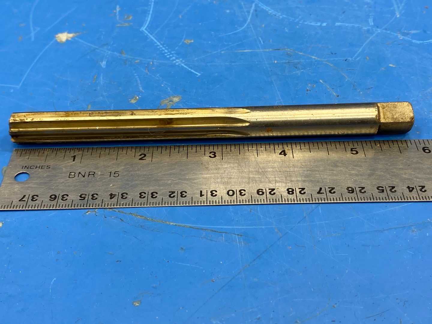 Cleveland STRAIGHT FLUTE REAMER  15/32" Diameter x 5-3/4" Long (8 tooth)