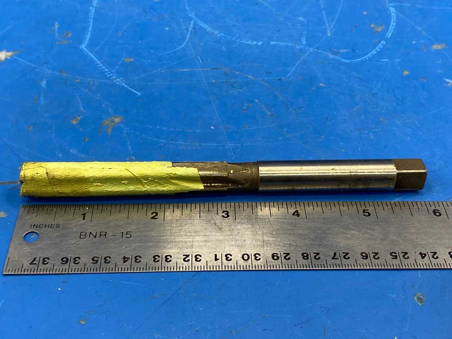 15/32 O.D. HSS CHUCKING REAMER  Diameter x 5-3/4" Long (6 tooth)