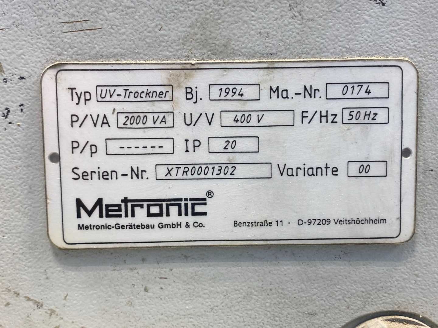 Metronic UV-Trackner w/ VSK-S400 and Instron Model 1000 – Precision UV Tracking System