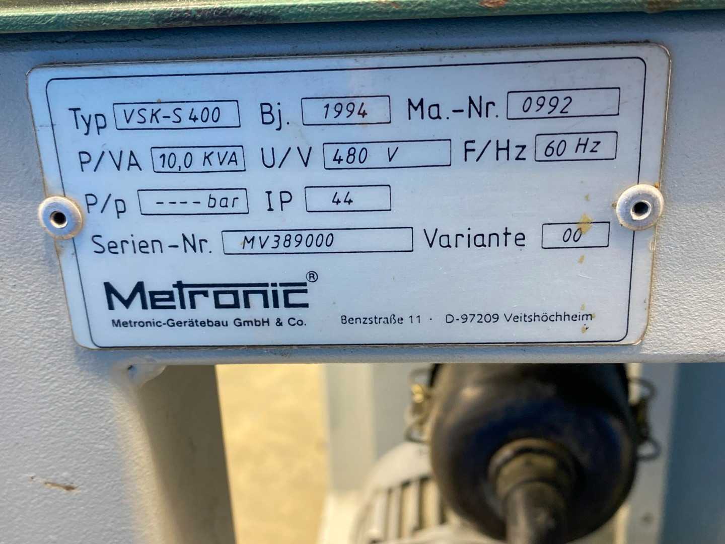 Metronic UV-Trackner w/ VSK-S400 and Instron Model 1000 – Precision UV Tracking System
