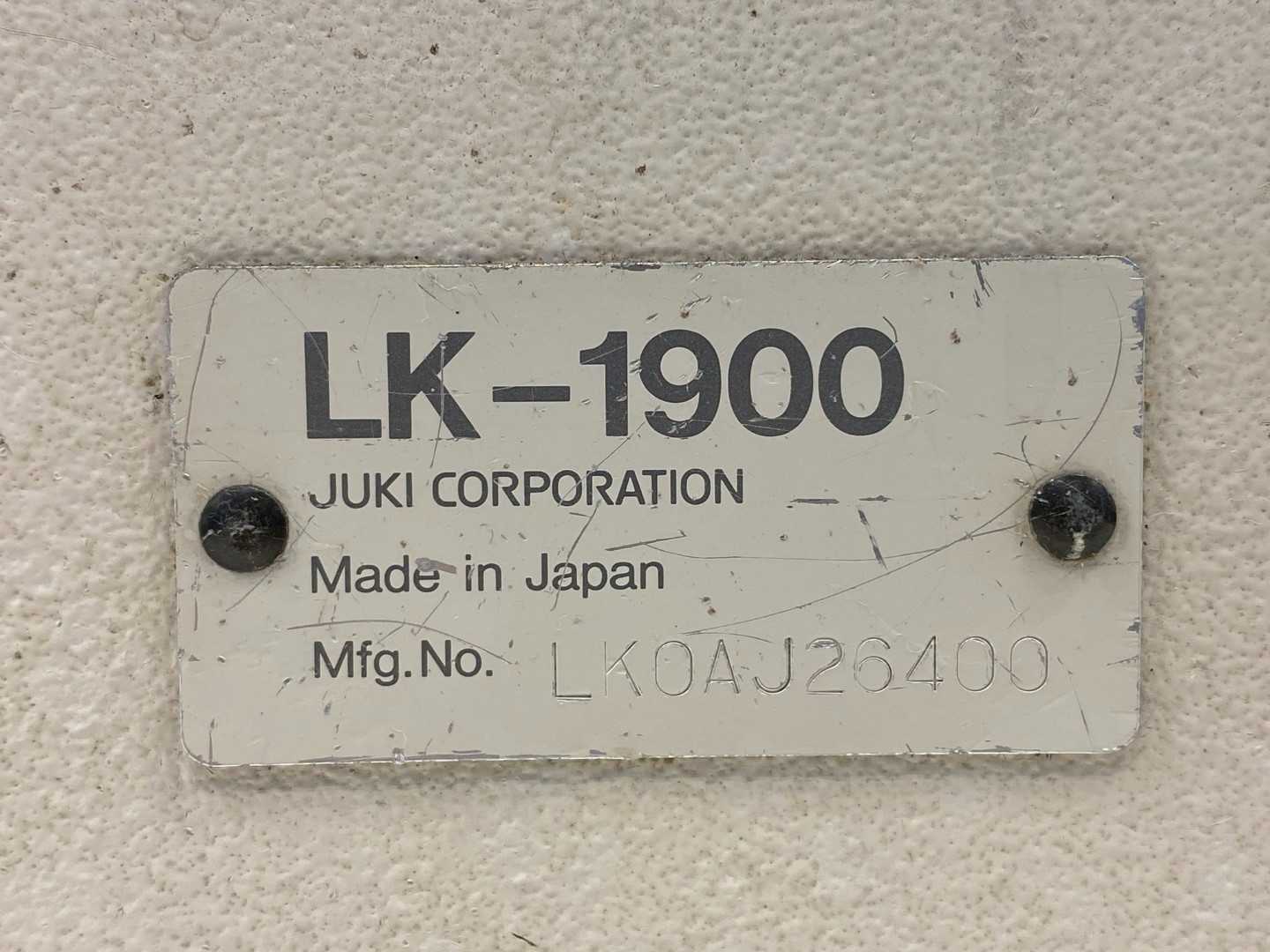 Juki LK-1900  industrial sewing machine LKOAJ26400