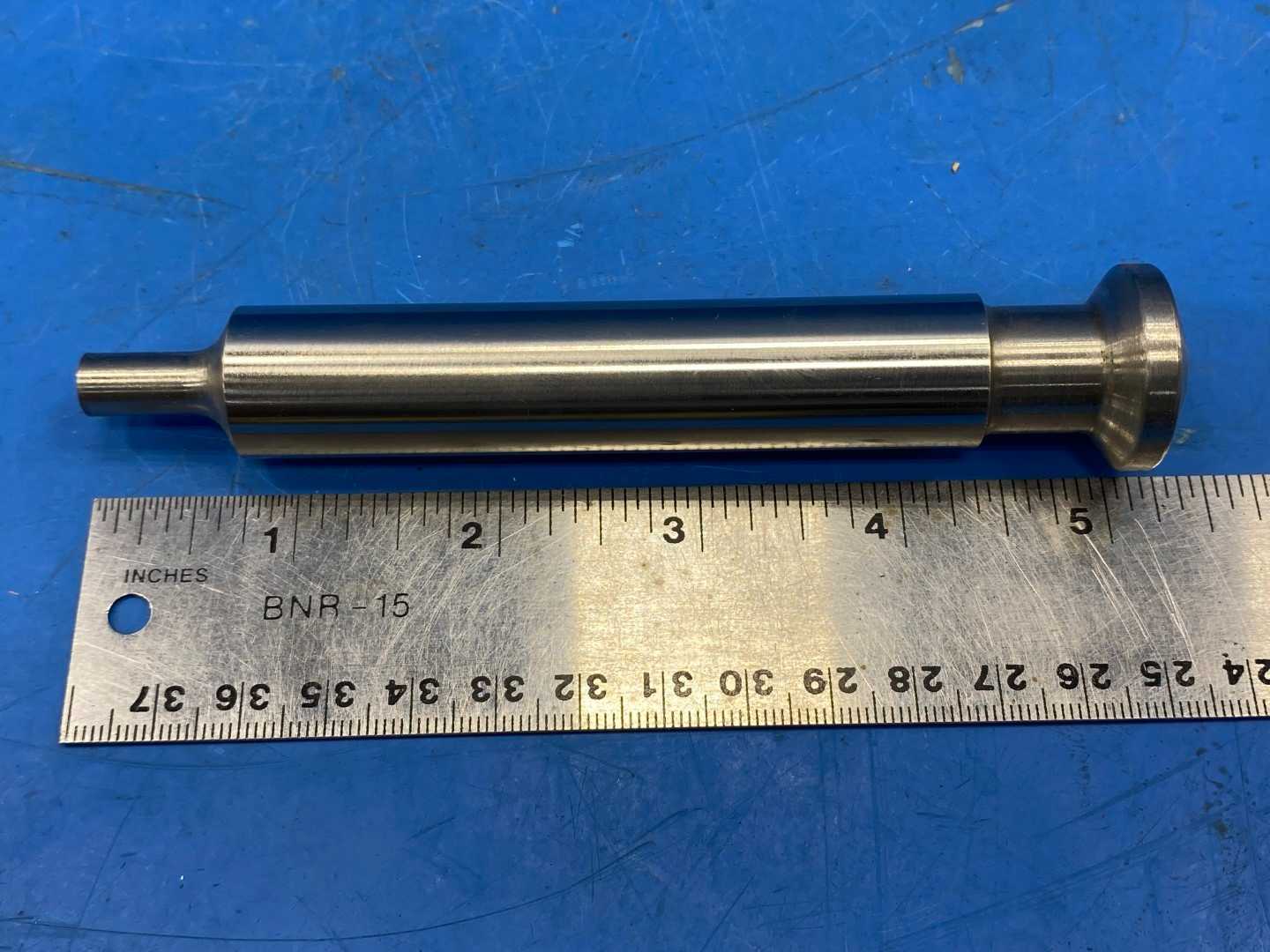 Round Press Punch with Line 1/4" Diameter x 5-1/4" Long