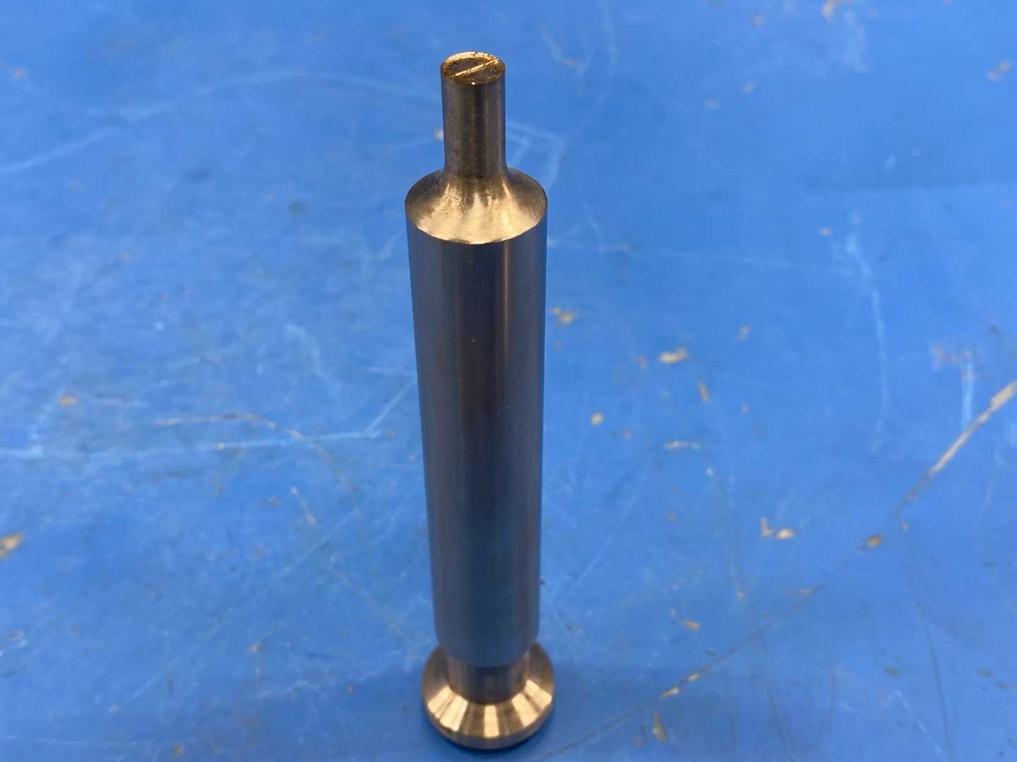 Round Press Punch with Line 1/4" Diameter x 5-1/4" Long