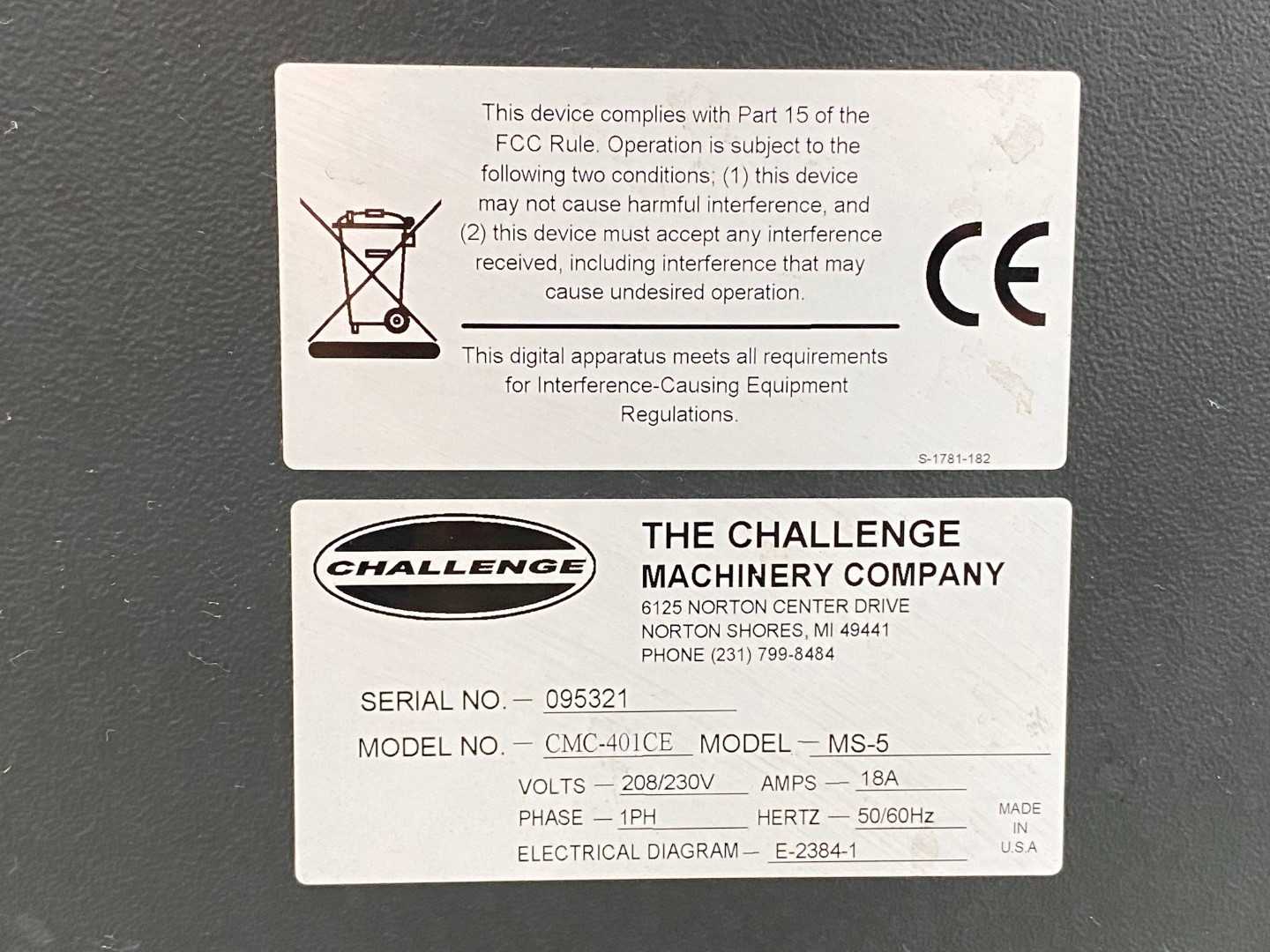 Challenge MS-5 Paper Drill W/ 3 Drill Heads CMC-401CE