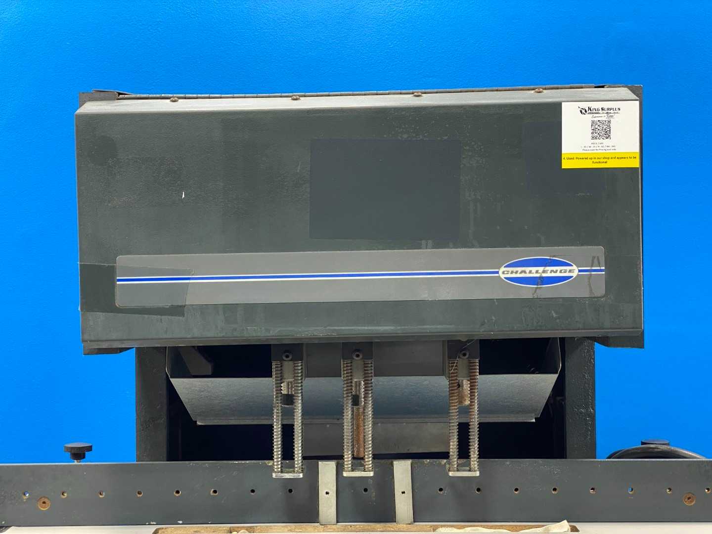 Challenge MS-5 Paper Drill - 3 Drill Heads - Model CMC-401CE - Industrial Print Shop Equipment