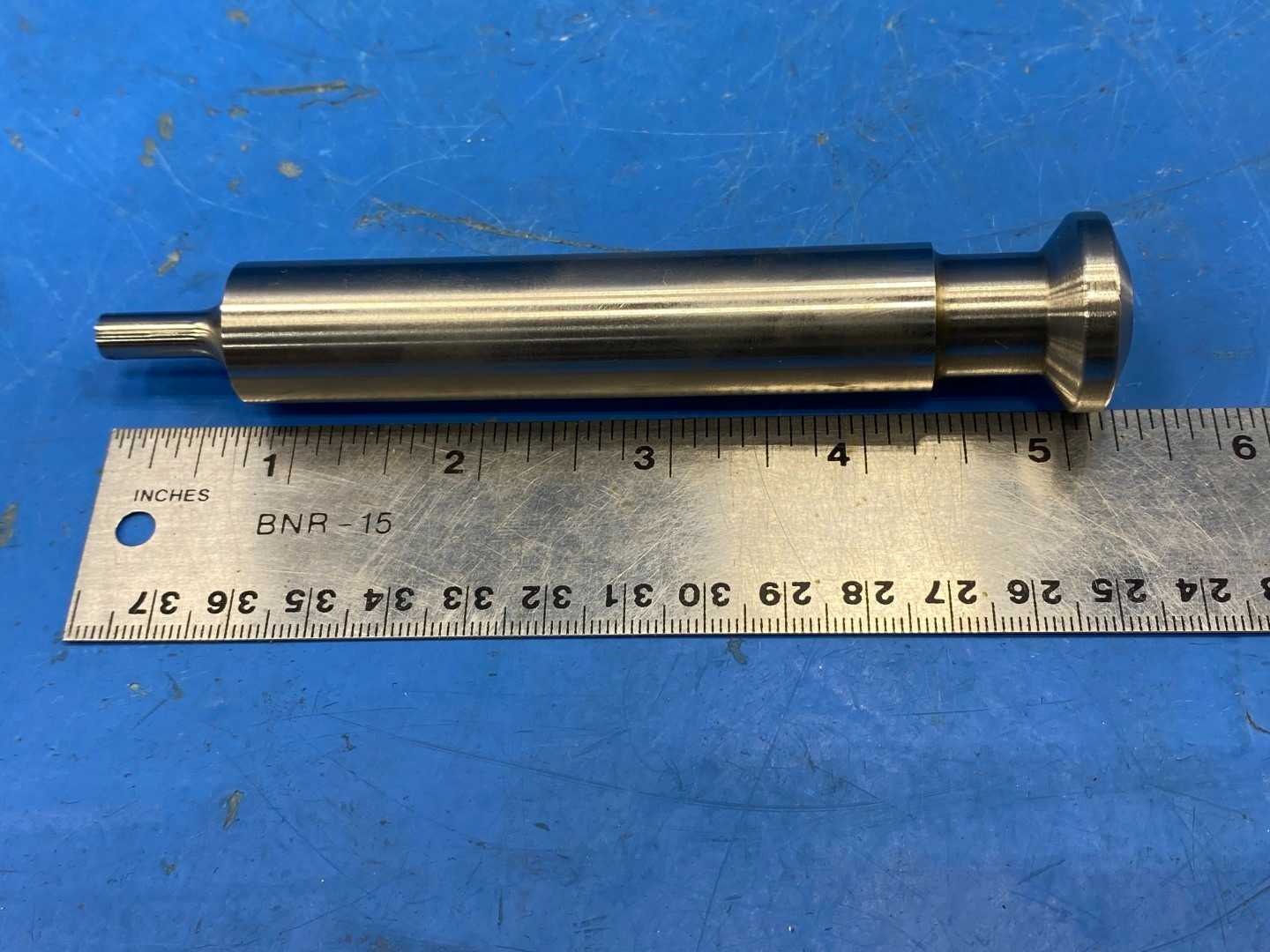 Natoli Round Press Punch with Line 1/4" Diameter x 5-1/4" Long