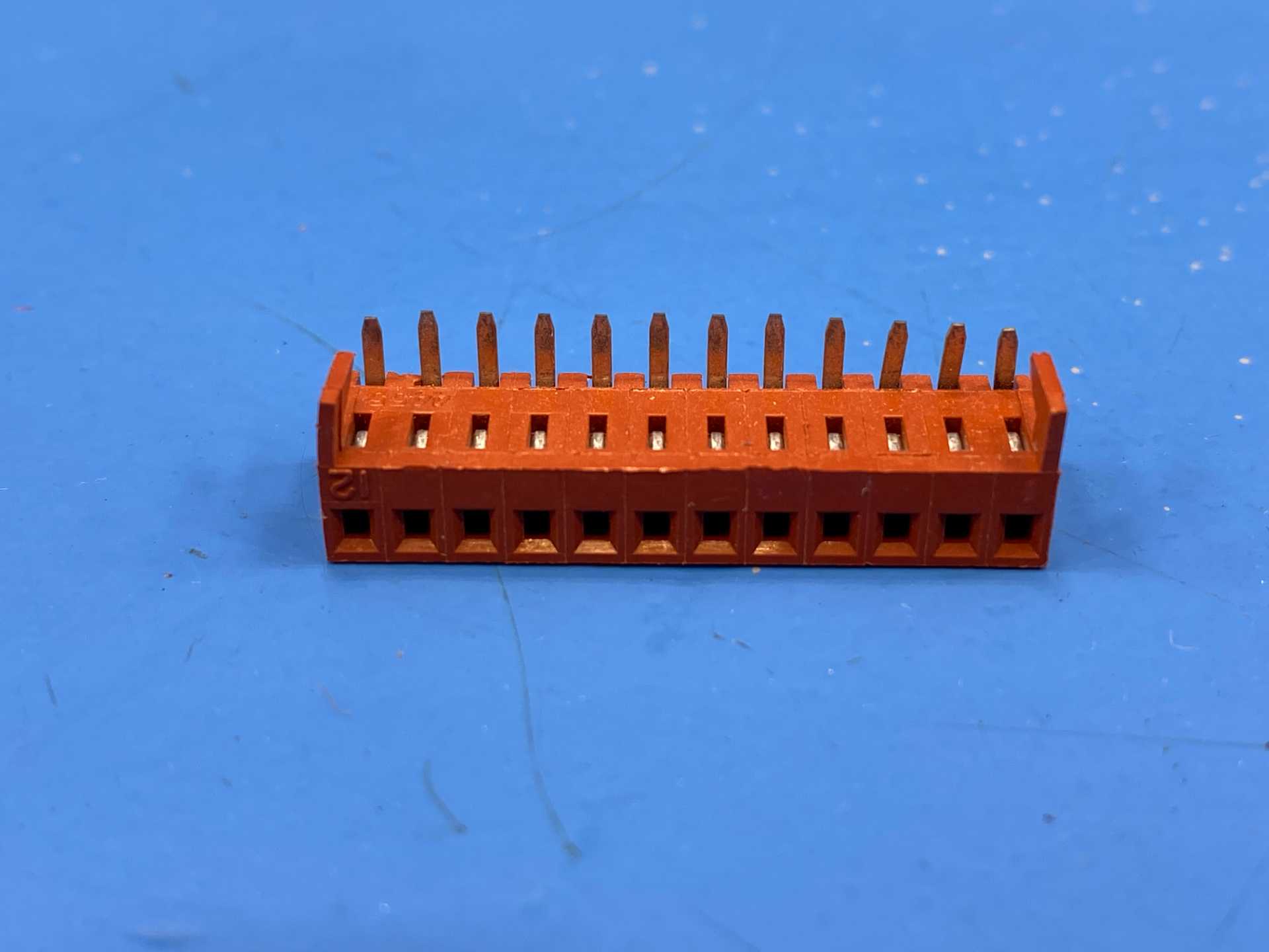 12-pin male header connector Lot of 11