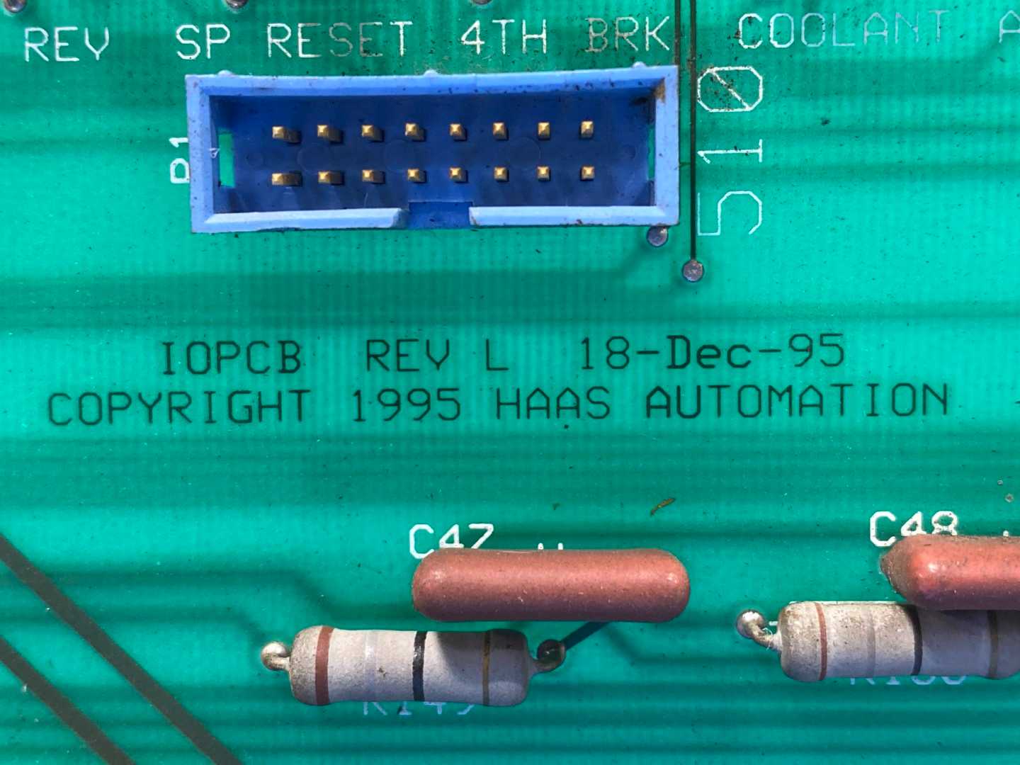 Haas I0PCB Rev L Main Circuit Board 