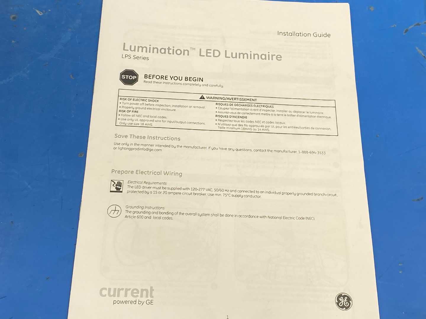 GE LED Lumination Pendant LPS Series LPS00910840VRIWHTE UL 4000K  93099218