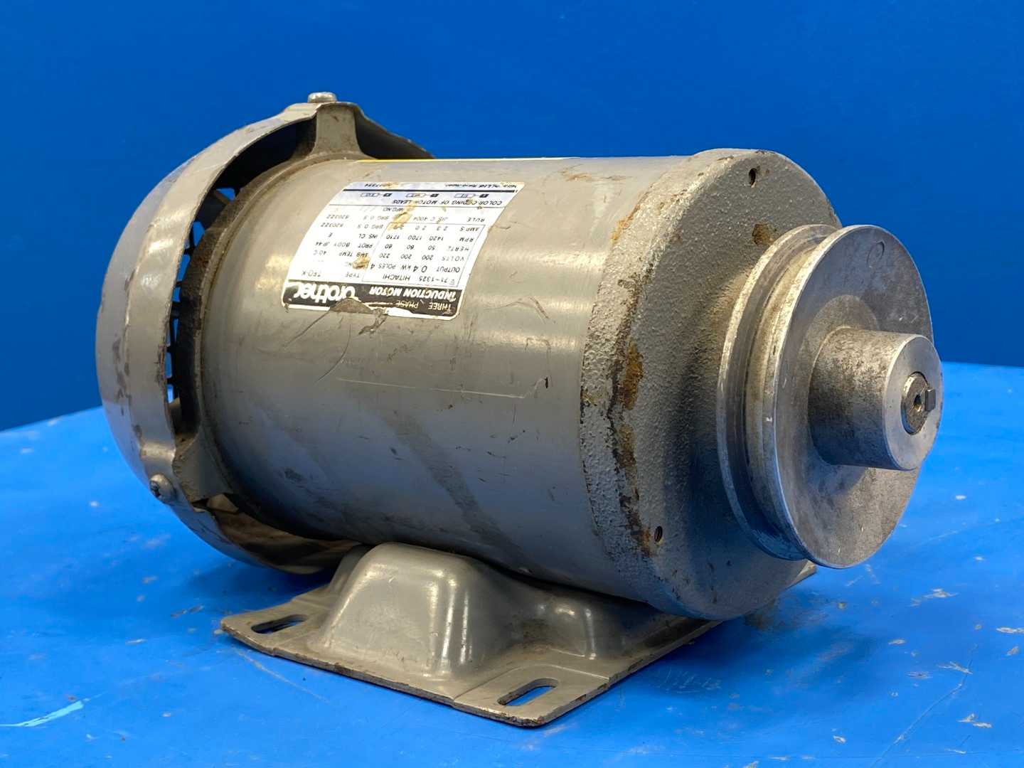 Brother 80327005  1/2hp 1420-1700/1710 rpm 200V 2A 3ph induction motor