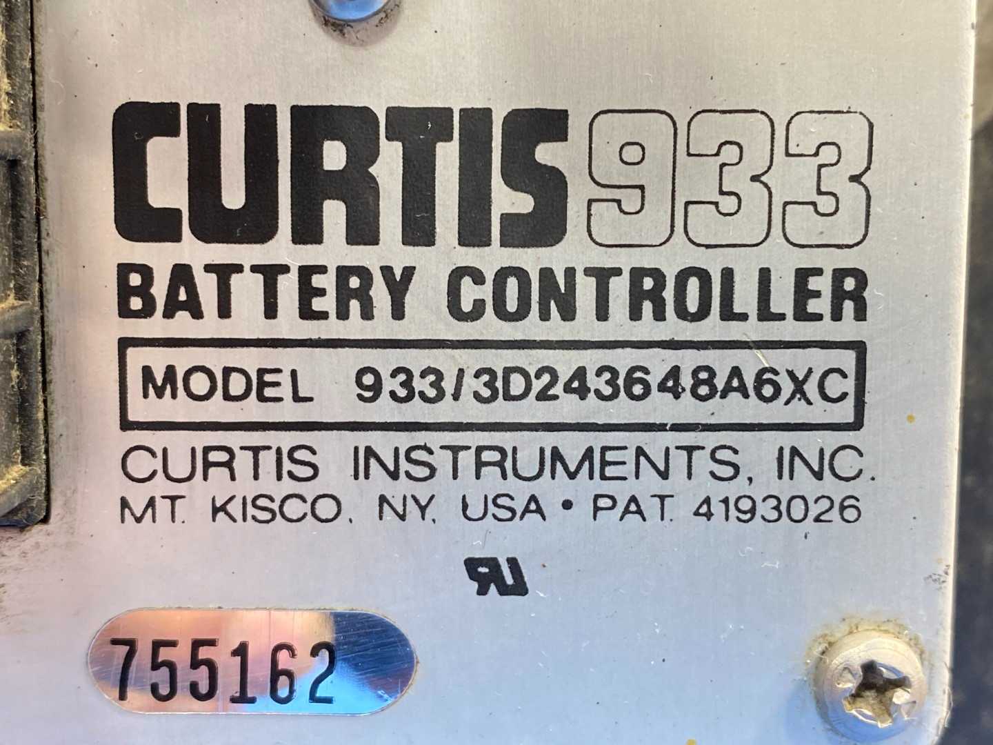 Curtis 933 Battery Controller (Will Dismantle Part for shipping)