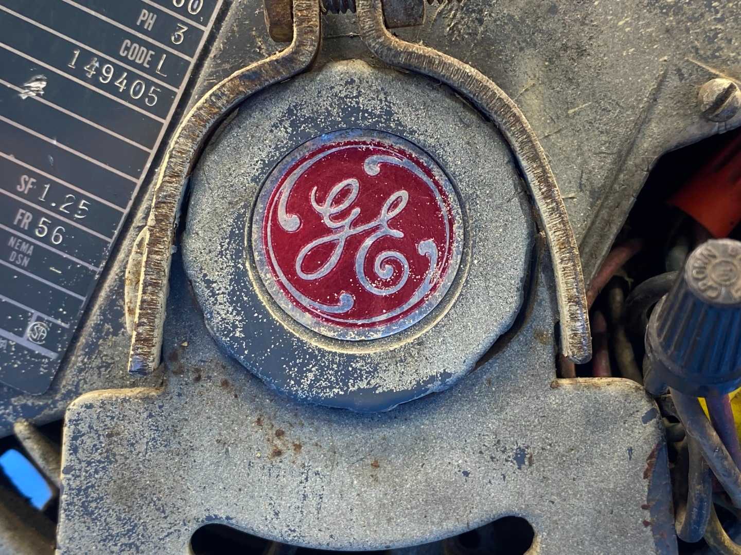 General Electric 5K43MG2812 A-C Motor 1/2HP 230/460V 1140RPM 3PH