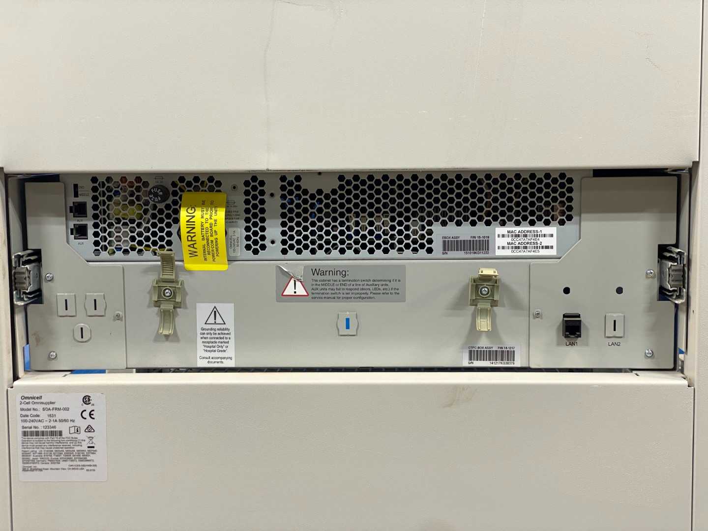 OmniCell 2 Cell SDA-FRM-002  OmniSupplier Automated Medication Dispensing System