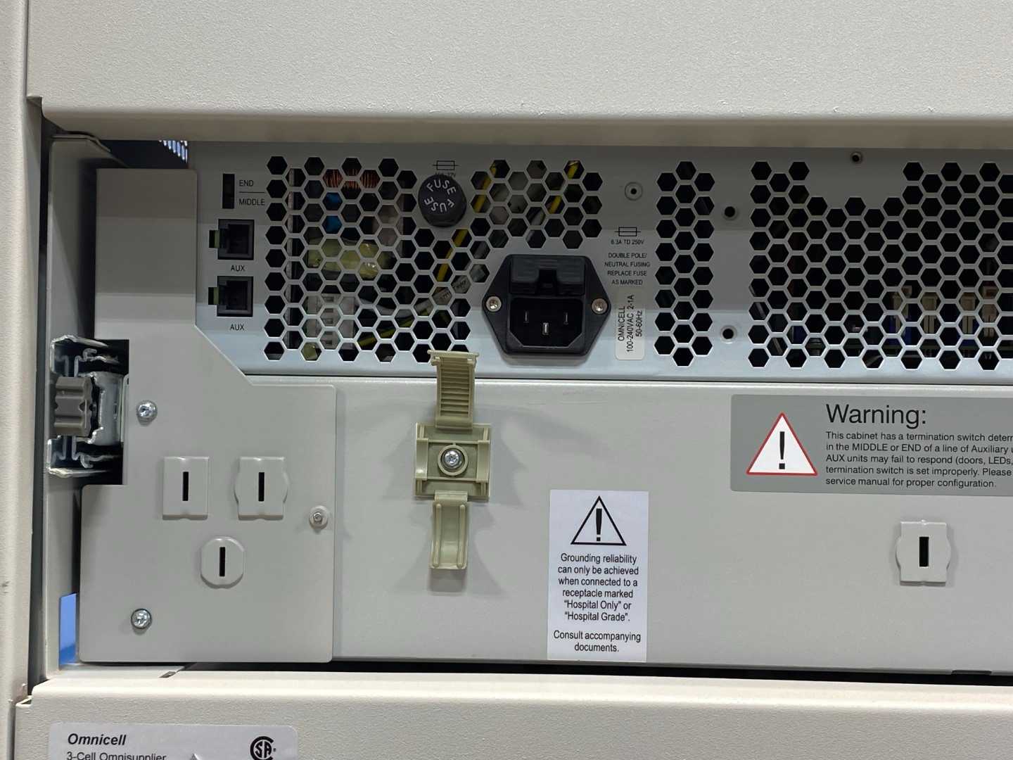 Omnicell 3 Cell 344 Medication Dispensing System - No SD Card - Secure Automated Pharmacy Solution